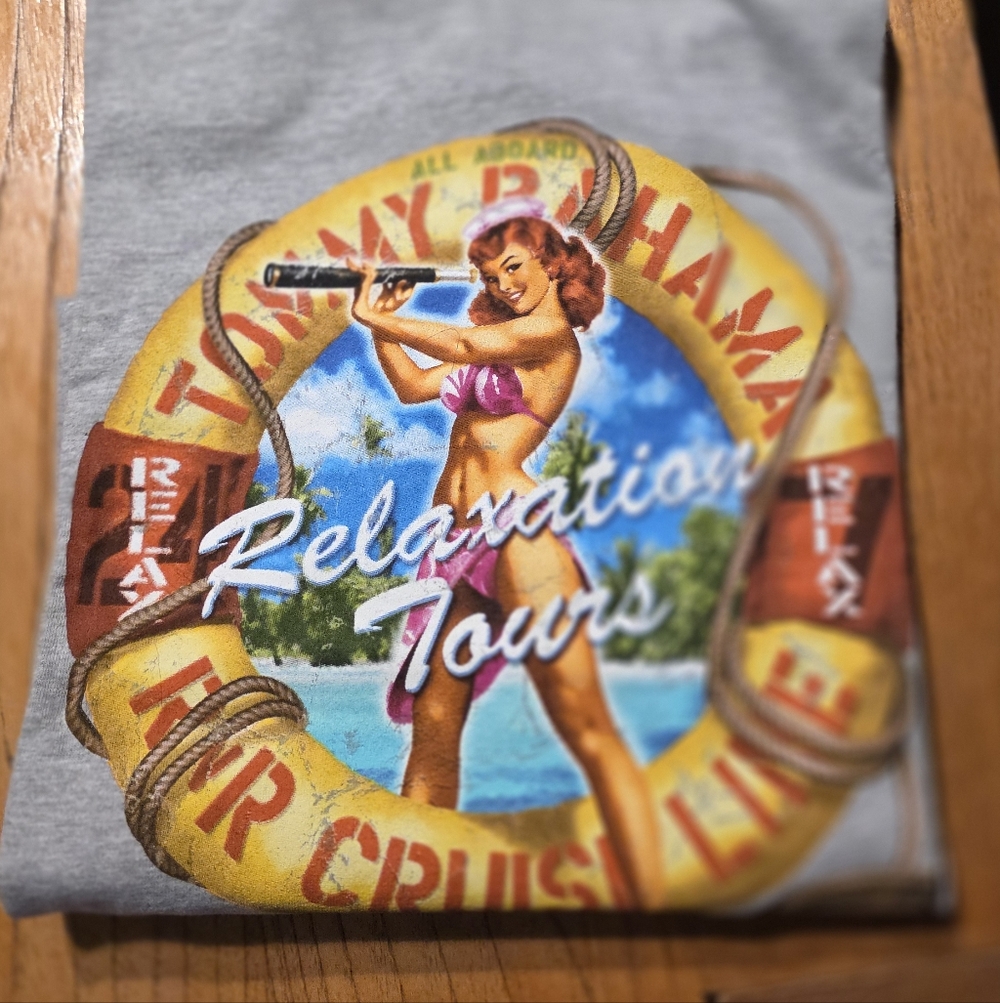 Tommy Bahama Graphic T-Shirt Relaxation Tours - Picture 5 of 5